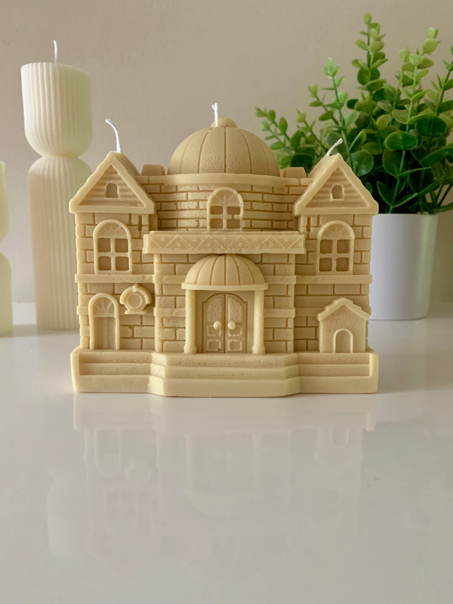 European Castle Candle