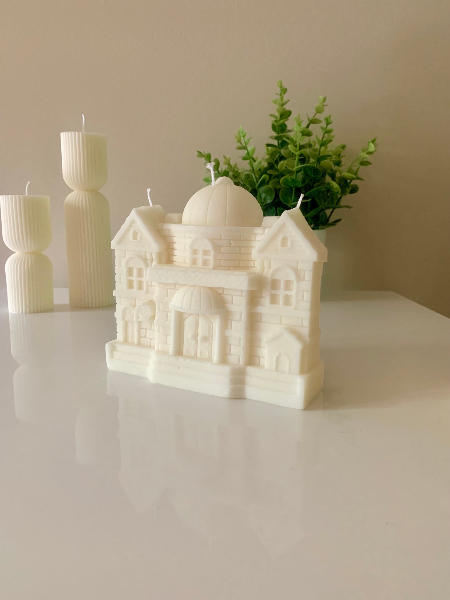 European Castle Candle