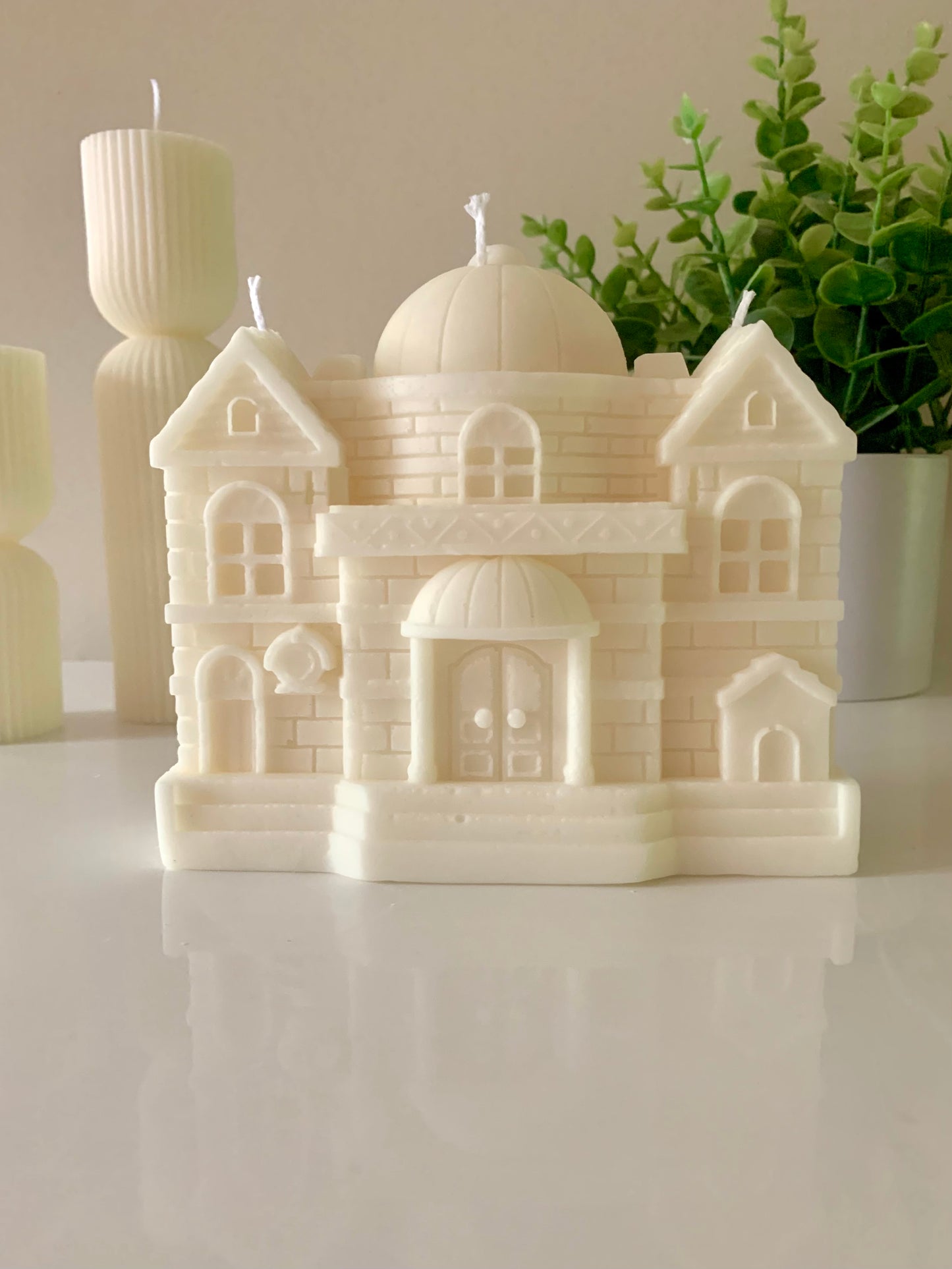 European Castle Candle